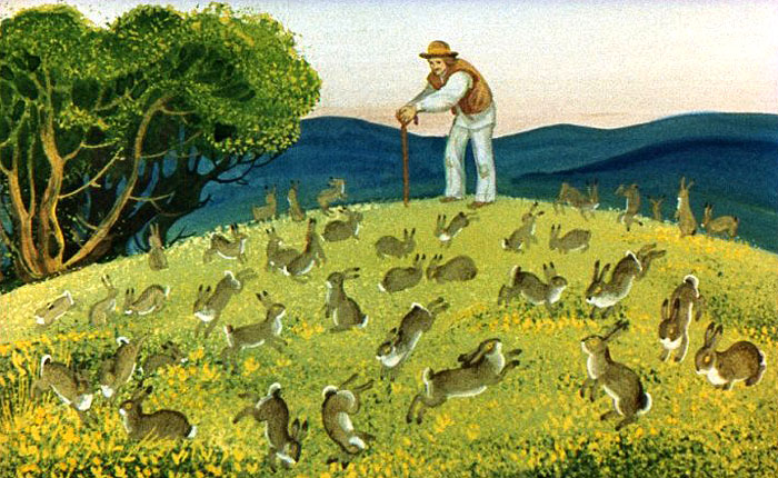 Пастух, який тисячу зайців пас