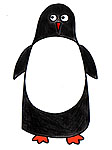 Лялька для вистави Подарунки Святого Миколая. Пінгвін