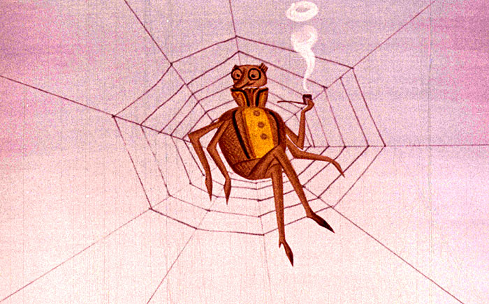 Казка про розумного павука та ледачого короля
